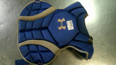 Used Under Armour CHEST PROTECTOR Catchers Chest Protector Royal Blue Intermed 11868-S000066245
