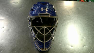 Used Under Armour UAHG2YVS-1 Catchers Helmet w/Mask Royal Blue SM 11868-S000066244