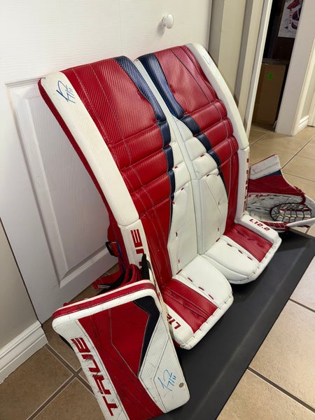 Ultra-Rare Carey Price Signed TRUE 12.2 Goalie Set – 2021 Tribute – Frameworth COA Included