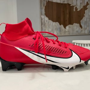 Nike Vapor Edge Pro 360 2 Men's Size 11.5 Red Football Cleats DA5456-616