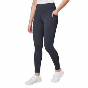 Mondetta High Rise Ribbed Panel Legging Jogger Athletic Womens X-Large Black
