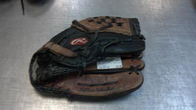 Used Rawlings GLOVE BB/SB Glove RH Throw Black 12 1/2" 11339-S000195683