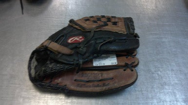 Used Rawlings GLOVE BB/SB Glove RH Throw Black 12 1/2" 11339-S000195683