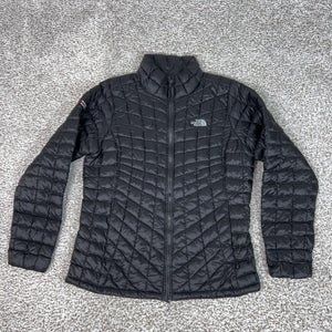 North Face Jacket Womens Large Black ThermoBall Trekker Insulated Puffer Gorp