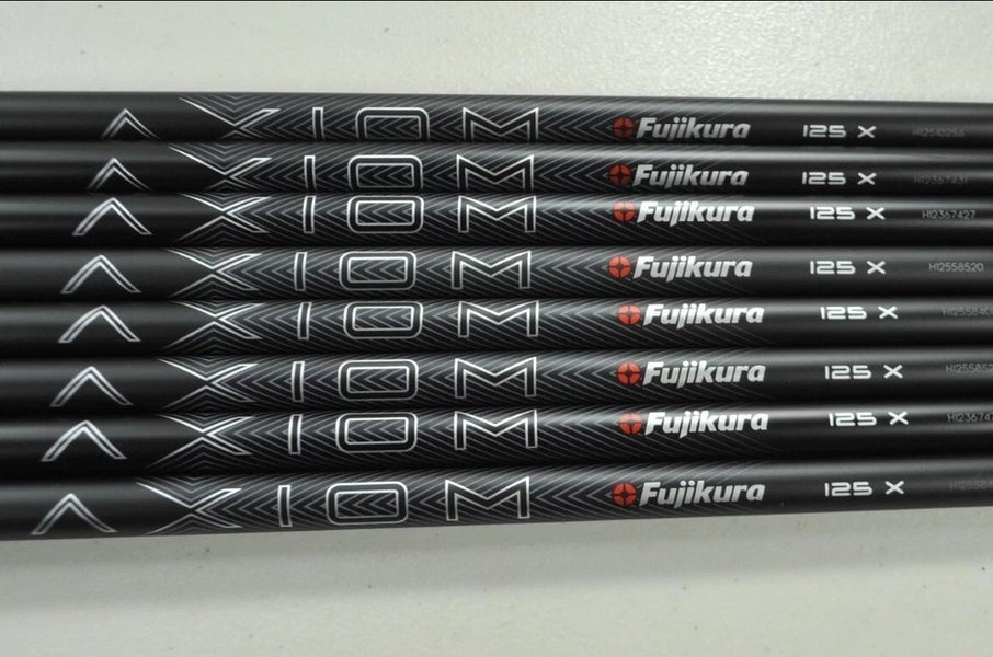 Fujikura Axiom Velocore 125g X Stiff NEW 8pc Shaft Set Graphite .370 # 196240