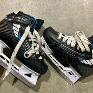 True Catalyst 5X4 Hockey Goalie Skates Size 4 (Used)