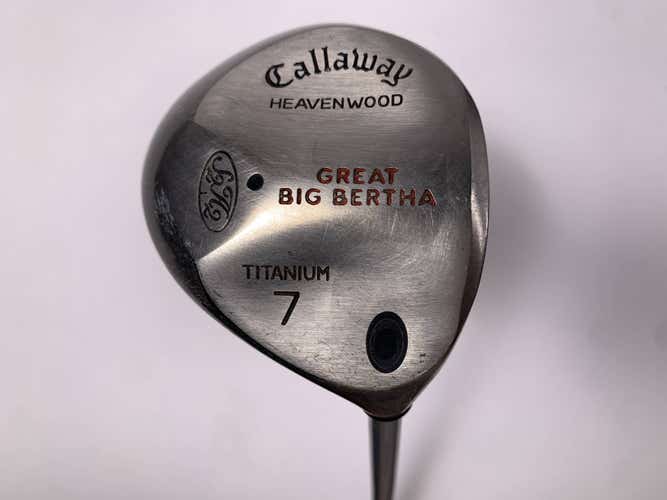 Callaway Original Great Big Bertha 7 Fairway Wood 21* BB UL Senior Graphite RH