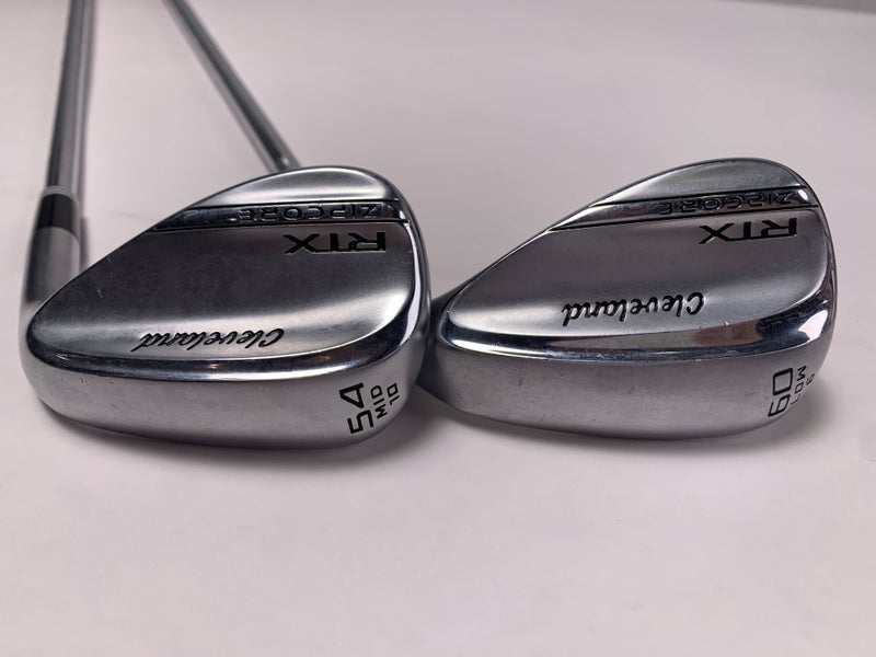 Cleveland RTX ZipCore Tour Satin Wedge Set 54* 10 | 60* 6 DG Tour Spinner RH