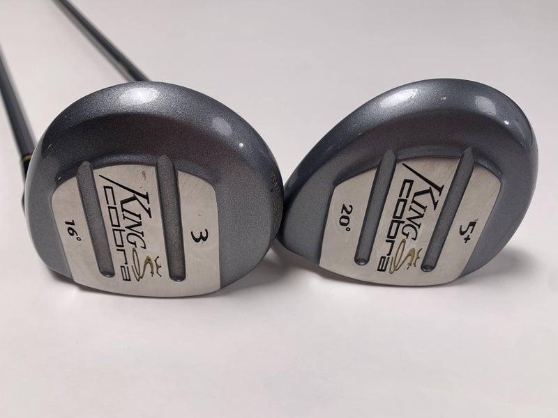 Cobra Baffler LP 3 & 5 Fairway Wood Set 15* 18* Regular Graphite Mens RH