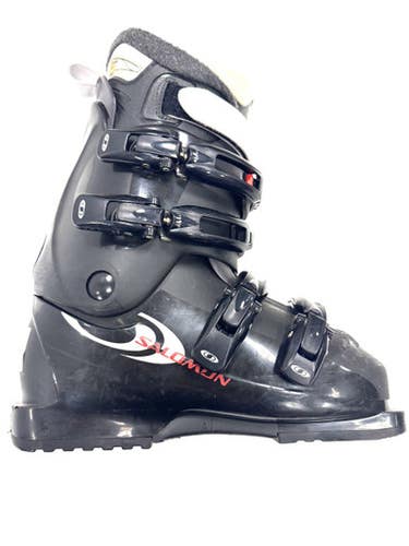 Used Salomon PERFORMA 4.0 Womens DH Ski Boot Black 265 MP - M08.5 - W09.5 11860-S000299730