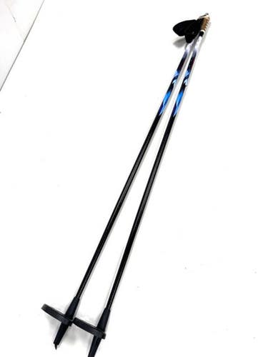 Used Whitewoods CROSS TRAIL Mens XC Ski Poles Black 130 cm / 52 in 11860-S000299776