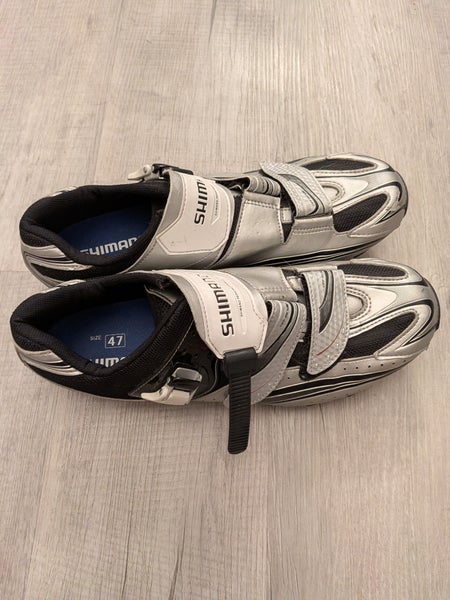 Shimano M087S Men's Size 12, EU 47 Silver Mountain Bike Cycling Shoes