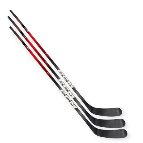 3 Pack - CCM Jetspeed FT8 Pro Left Handed 75 Flex Hockey Stick P90TM Pro Stock (New)