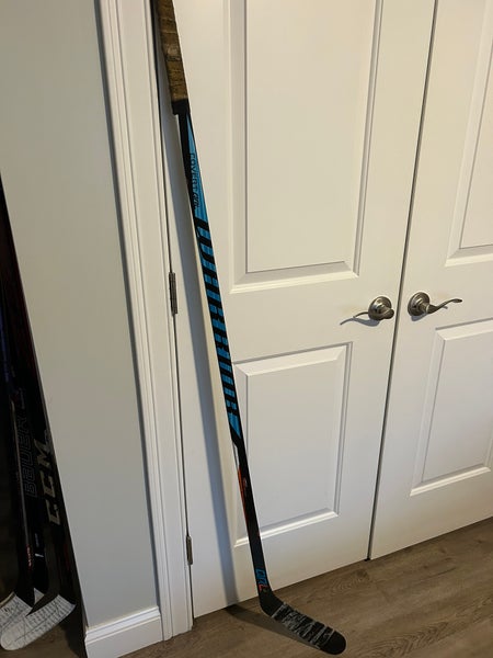 NHL used Senior Warrior Covert QRL Left Hand Hockey Stick Mid Pattern Pro Stock