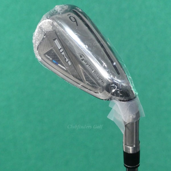 NEW TaylorMade SIM2 Max Single 6 Iron KBS Max MT 85 Steel Regular
