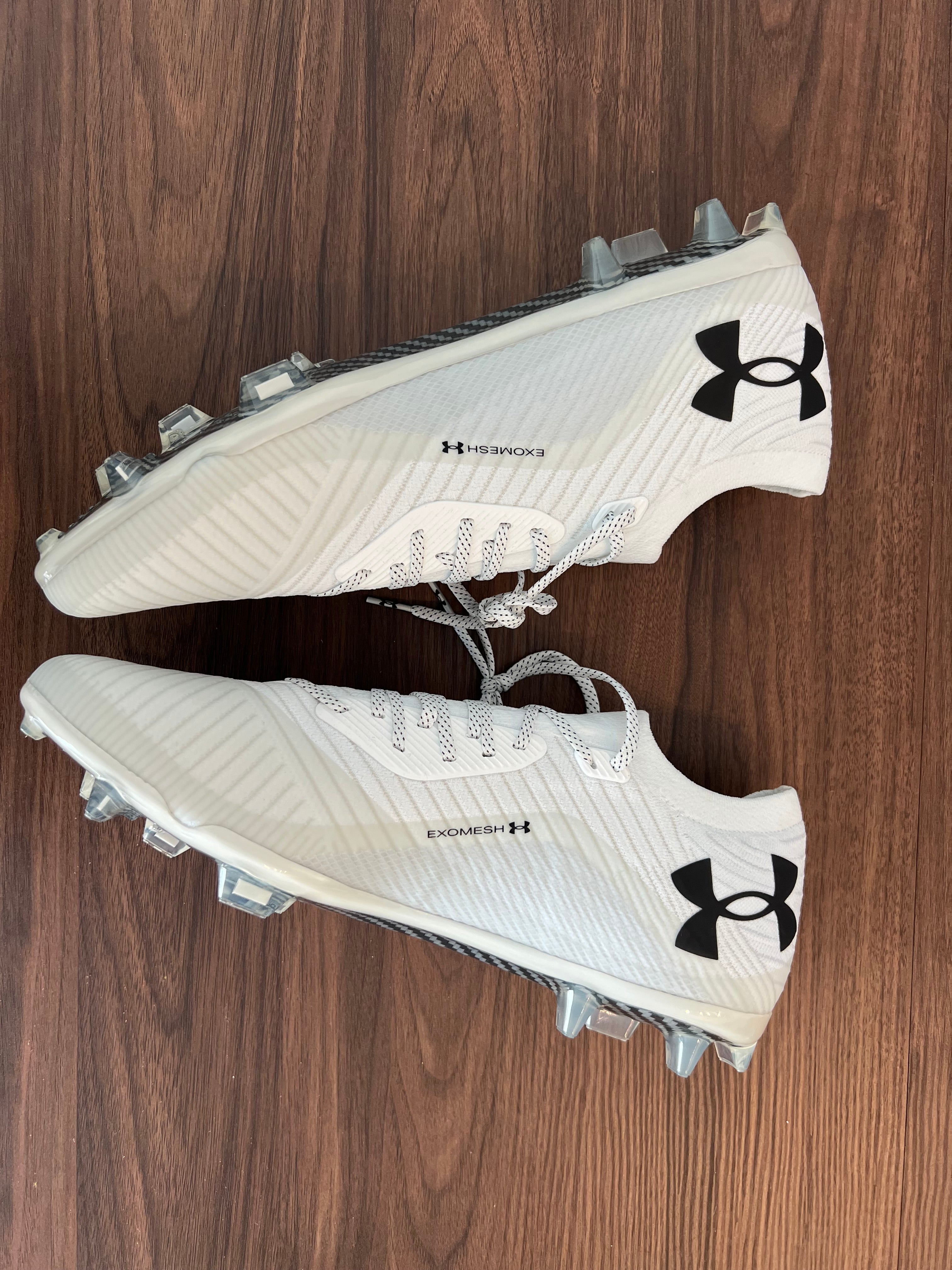 Under Armour‎ Shadow Elite 2.0 FG Mens Size 13 Soccer Cleats White 3027239-105 Under Armour Shadow Elite 2.0 FG Soccer Cleats White 3027239  main image 4