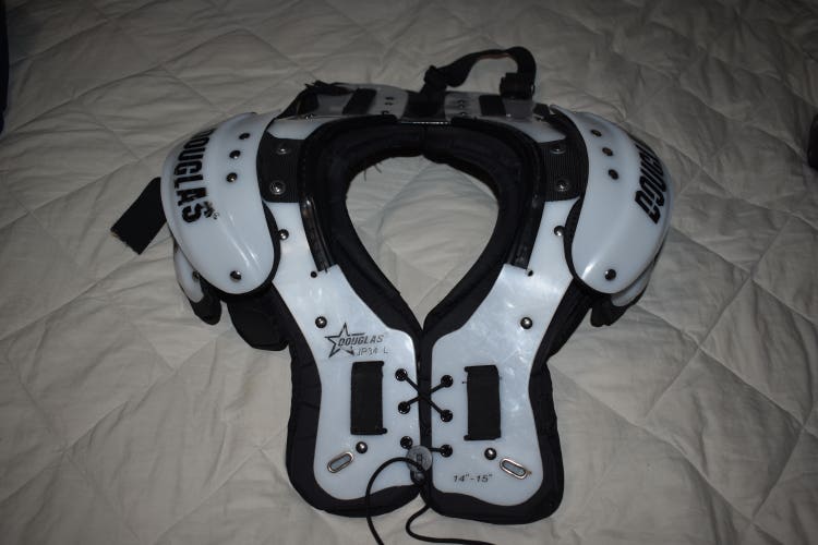 Douglas JP34 Football Shoulder Pads, Youth Large (14-15") - Top Condition!