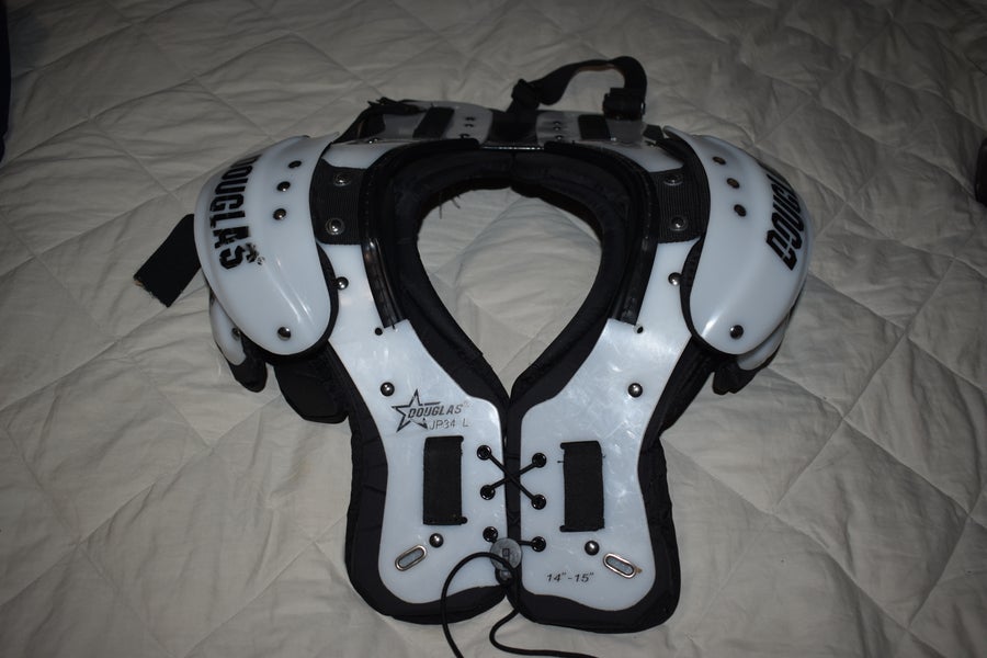 Douglas JP34 Football Shoulder Pads, Youth Large (14-15") - Top Condition!