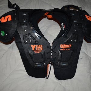 Schutt Y-Flex 500 Football Shoulder Pads, Youth Large (14-15") - Great Condition!