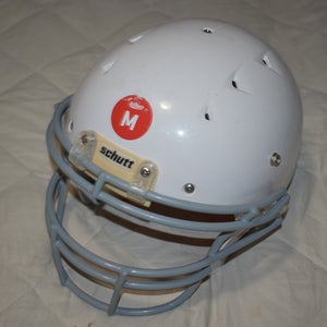 Schutt Youth Recruit Hybrid Football Helmet DNA ROPO w/D30, White, Youth Medium