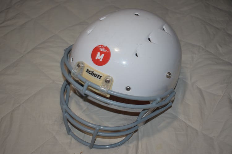 Schutt Youth Recruit Hybrid Football Helmet DNA ROPO w/D30, White, Youth Medium