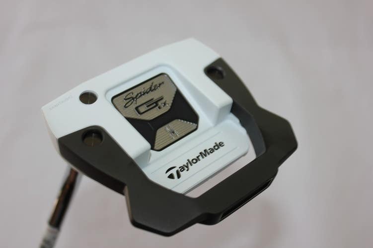 TAYLORMADE SPIDER GTx DOUBLE BEND PUTTER - 35" - WHITE *LEFT HAND*