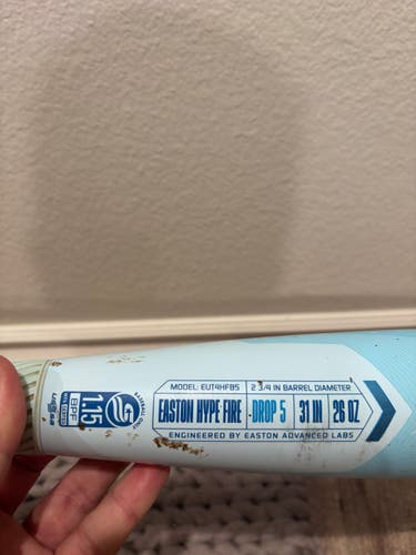 2024 Easton Hype Fire Composite USSSA Certified Bat (-5) 26 oz 31" (Used)