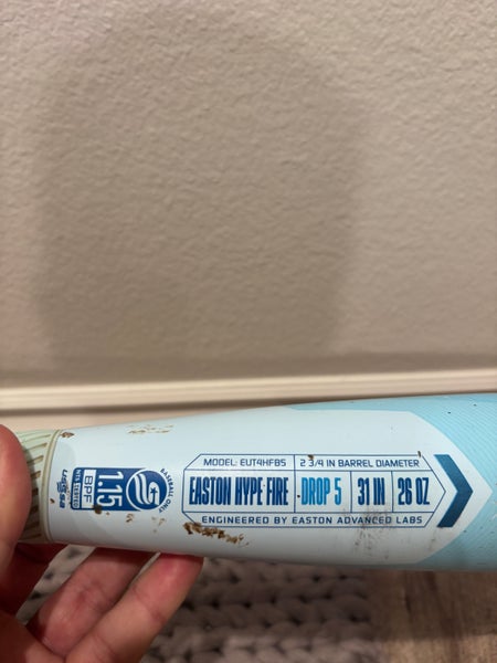 2024 Easton Hype Fire Composite USSSA Certified Bat (-5) 26 oz 31" (Used)