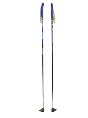 Used EXEL ARRIVA TOURING Mens XC Ski Poles Royal Blue 145 cm / 57 in 11847-S000030501