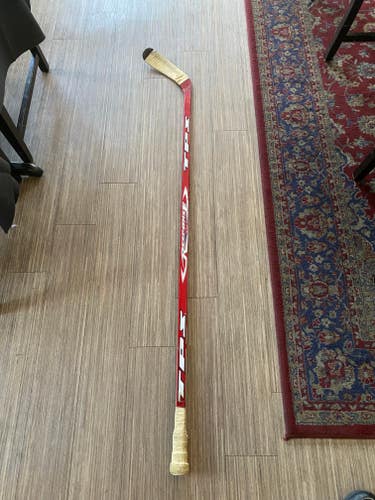 Senior TPS Response Left Hand Hockey Stick P92 Pro Stock (Used) Red