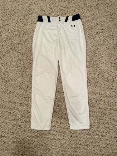 White Men's Large Adult Under Armour Game Pants (New)