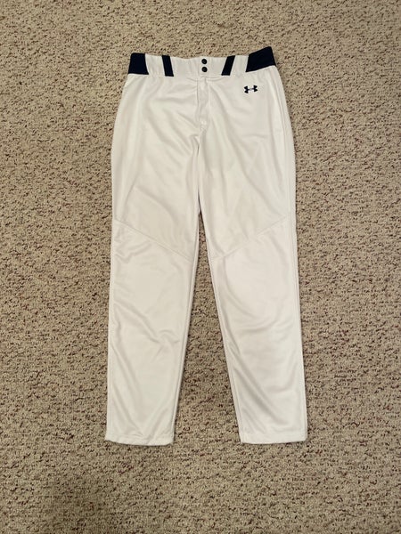 White Men's Large Adult Under Armour Game Pants (New)