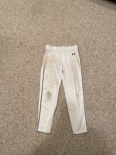 White Men's Large Adult Under Armour Game Pants (Used)