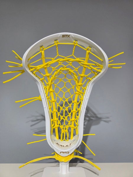 New STX Exult Pro Girls Lacrosse Head Yellow Flex Pocket