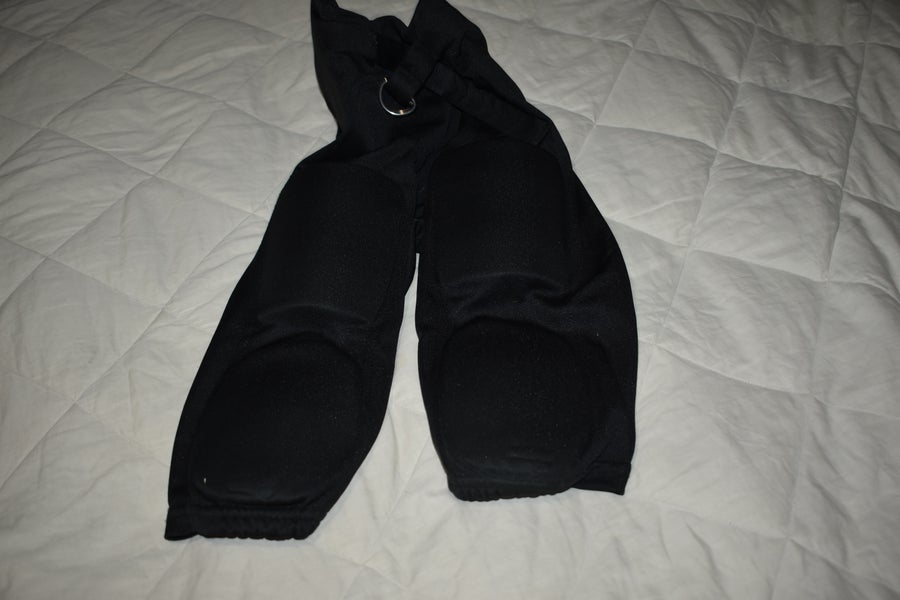 Augusta Sportswear Integrated Football Pants, Black, Youth Small