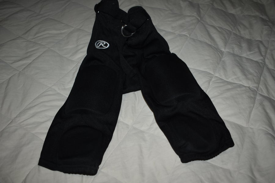 Riddell Integrated Football Pants, Black, Youth Small