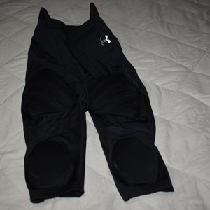Under Armour Integrated Compression Football Pants, Black, Youth XL
