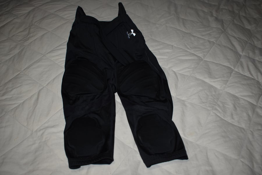 Under Armour Integrated Compression Football Pants, Black, Youth XL