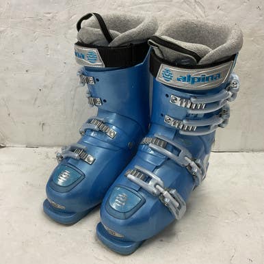 Used Alpina X4 LADY Womens DH Ski Boot Royal Blue 260 MP - M08 - W09 11855-S000193328