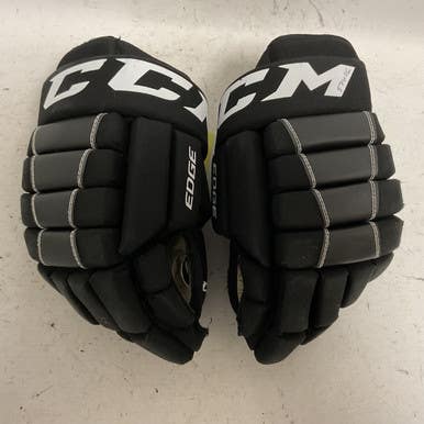 Used CCM EDGE Senior Gloves Black And White 13" 11855-S000193306