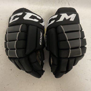 Used CCM EDGE Senior Gloves Black And White 13" 11855-S000193306