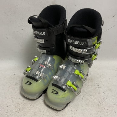Used Dalbello MENACE GW Boys DH Ski Boot Black And Neon Green 225 MP - J04.5 - W5.5 11855-S000193297