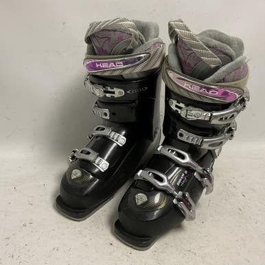Used Head DREAM THANG 8 Womens DH Ski Boot Black And Purple 255 MP - M07.5 - W08.5 11855-S000193291