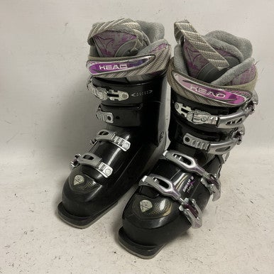 Used Head DREAM THANG 8 Womens DH Ski Boot Black And Purple 255 MP - M07.5 - W08.5 11855-S000193291