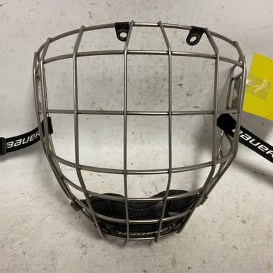 Used Bauer PROFILE II Hockey Wire Mask Silver MD 11855-S000193264