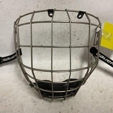 Used Bauer PROFILE II Hockey Wire Mask Silver MD 11855-S000193264