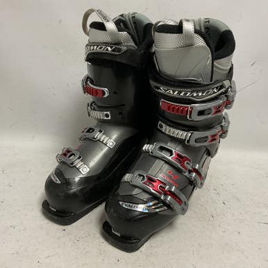 Used Salomon MISSION 4 Mens DH Ski Boot Black And Red 265 MP - M08.5 - W09.5 11855-S000193257