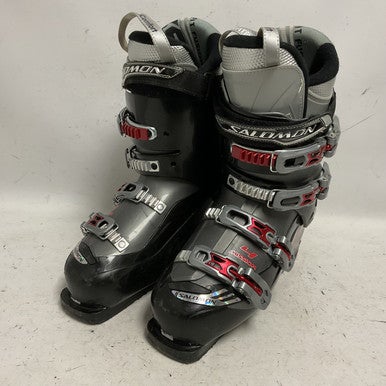 Used Salomon MISSION 4 Mens DH Ski Boot Black And Red 265 MP - M08.5 - W09.5 11855-S000193257
