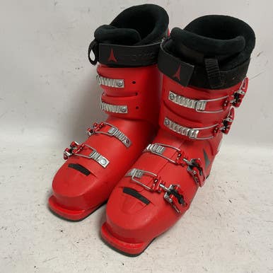 Used Atomic REDSTER JR 65 Mens DH Ski Boot Red And Black 275 MP - M09.5 - W10.5 11855-S000193239