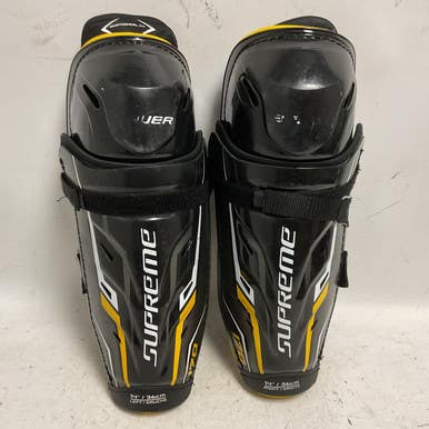 Used Bauer SUPREME 170 Senior Shin Guards Black And Gold 14" 11855-S000193223